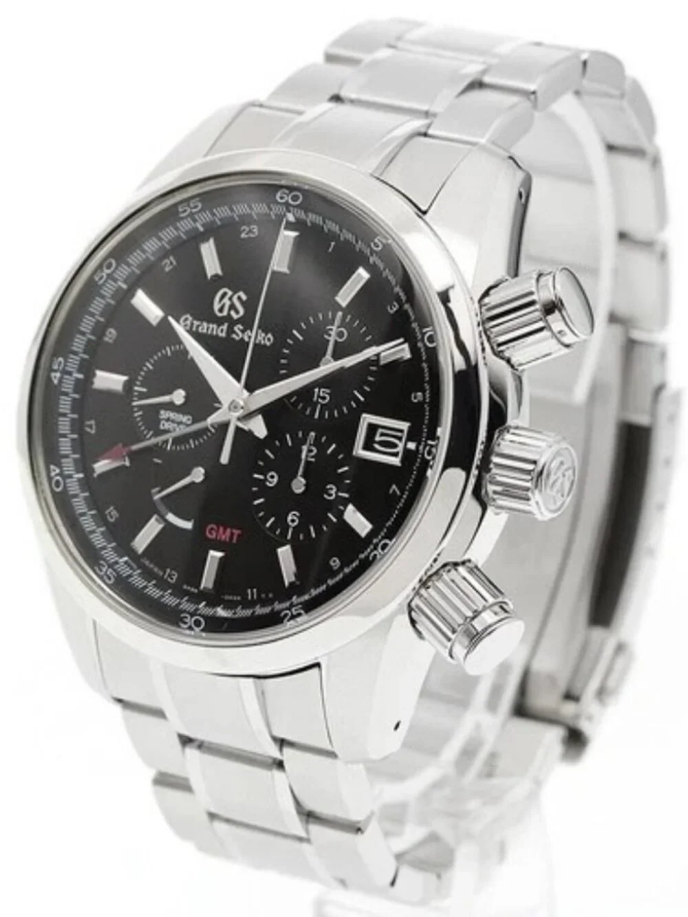 SEIKO Grand Seiko SBGC203/9R86-0AA0 GMT Spring drive Men's Watch_963011